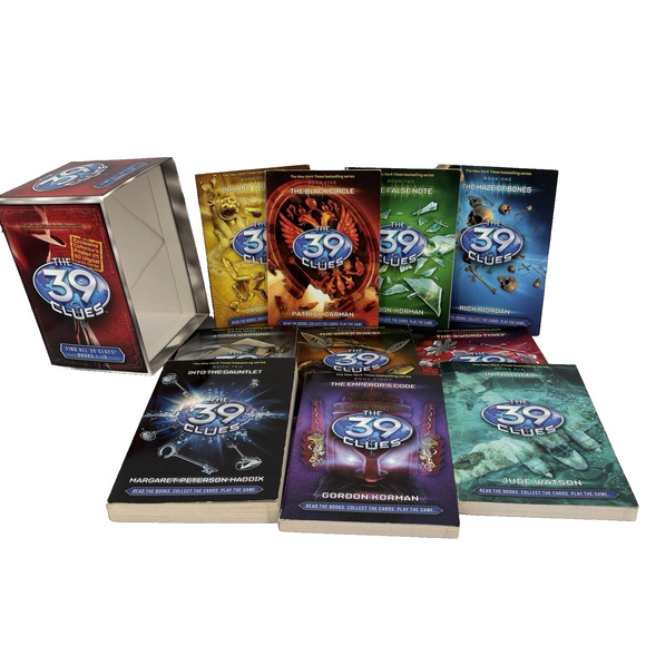 The 39 Clues Boxed Paperback Set 10 Volumes Scholastic No Poster No Cards - Picture 1 of 10